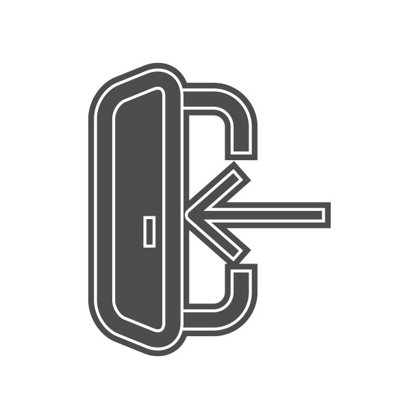 硬盘连接图标：极简移动概念和Web应用元素，网站设计和应用开发的标志符号图片下载