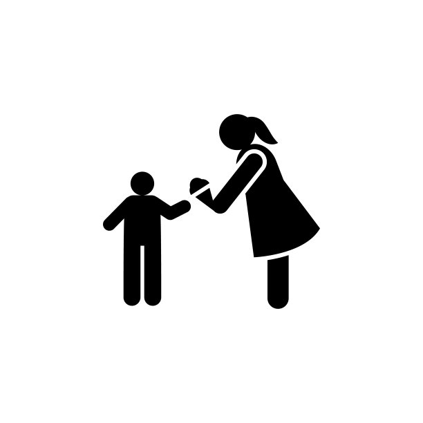 孩子、冰淇淋、母亲图标。积极育儿图标元素。优质图形设计图标。网站、网页设计的符号和标志集合图标图片下载