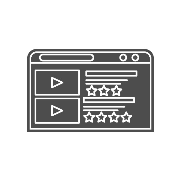 浏览器图标上的旅游景点描述：用于移动概念和Web应用程序的简约元素，用于网站设计和开发、应用程序开发的字形扁平图标图片下载