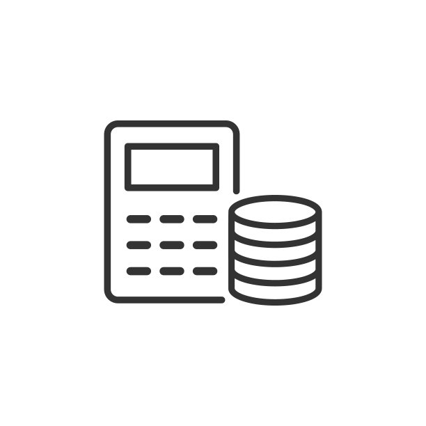 扁平风格的资金结算图标。白色背景的预算银行矢量图。金融支付业务概念。图片下载