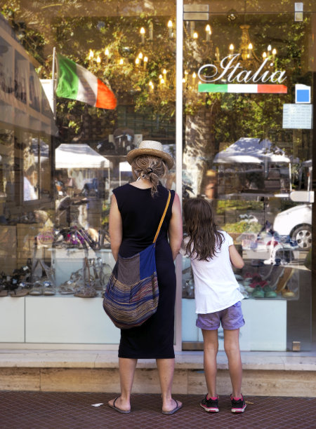 夏日意大利式购物图片下载
