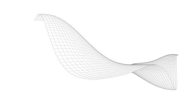 抽象的线框的背景。3D网格技术渲染景观。图片下载