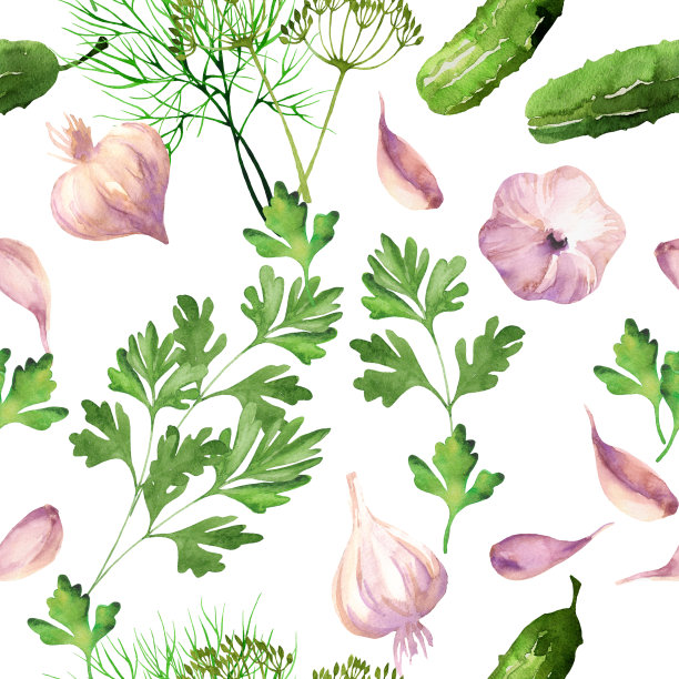 蔬菜无缝模式图片下载