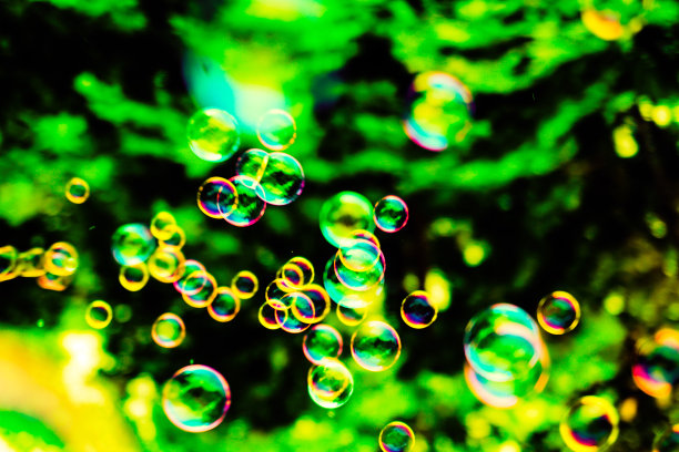 美丽的彩色气泡背景纹理图片下载