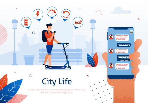 男人骑着摩托车拿着手机发短信。图片下载