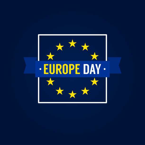 欧洲日矢量设计庆祝模板图片下载