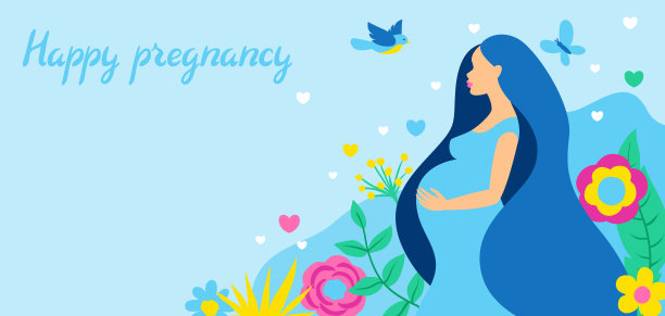 幸福的孕妇图片下载