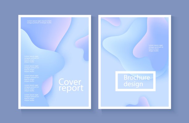 向量抽象背景波运动流蓝色图片下载