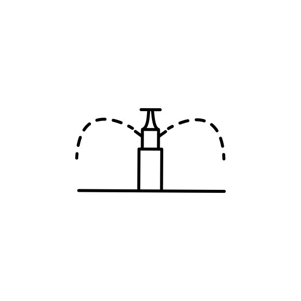 智能农场，灌溉图标。智能农场图标元素。细线图标用于网站设计和开发，应用程序开发。溢价图标图片下载