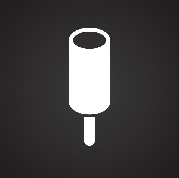 冰淇淋图标的背景图形和网页设计。简单的矢量信号。网站按钮或手机应用的互联网概念符号。图片下载