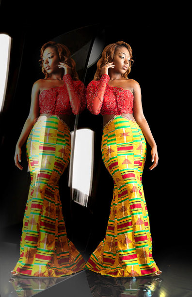 Kente反光的时尚图片下载