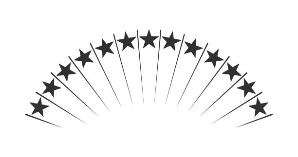 摘起升起的星星。流星。焰火。矢量插图隔离在白色背景上。图片下载