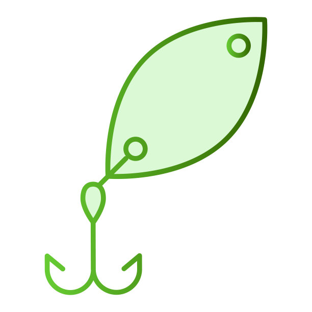 解决平面图标。在时尚的平面风格吸引绿色图标。诱饵梯度风格设计，为网页和应用设计。图片下载