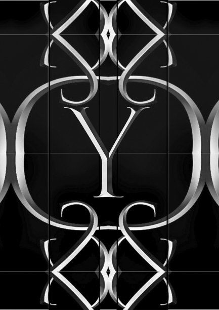 字母y金属与火图片下载