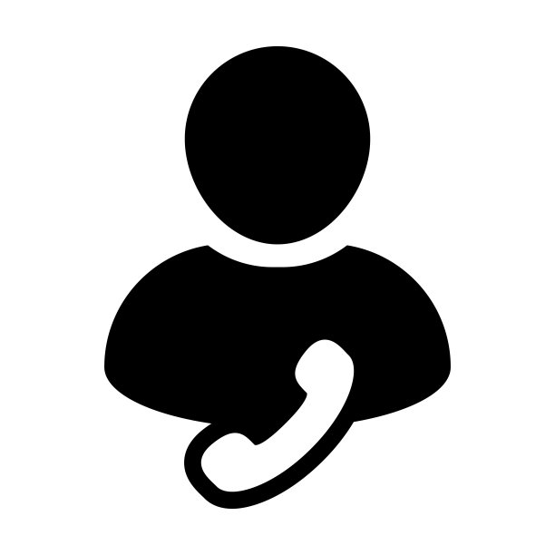 对话图标矢量男性用户个人资料头像与电话符号业务联系和通信在平面彩色象形文字图片下载