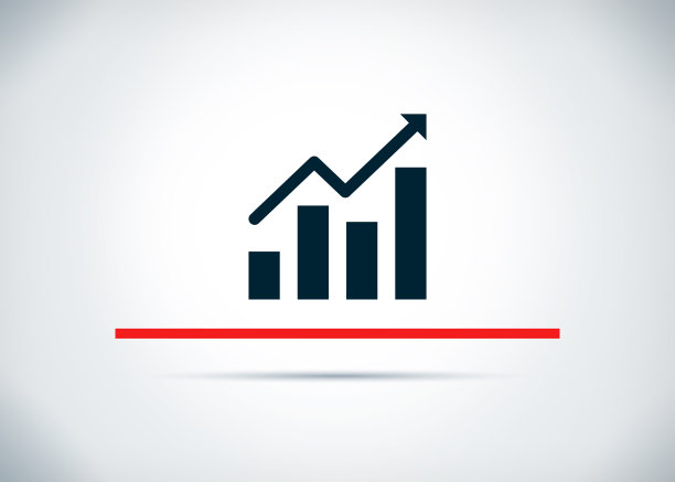 统计图标抽象平面背景设计插图图片下载