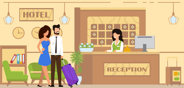 卡通公寓预订服务及住宿。图片下载