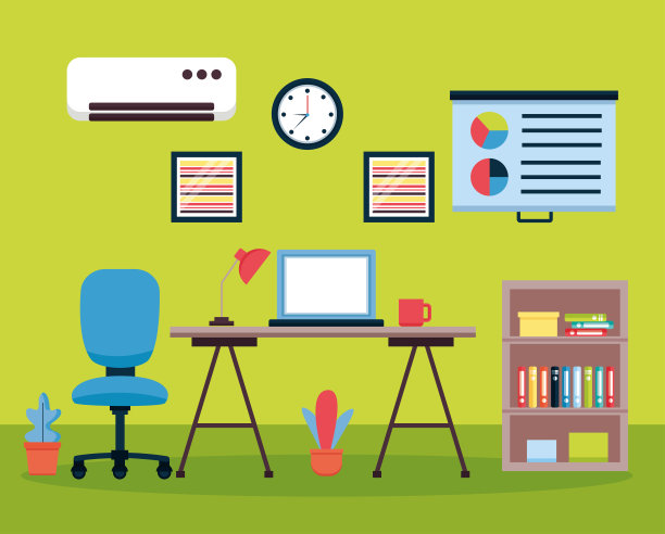 办公室室内工作场所图片下载