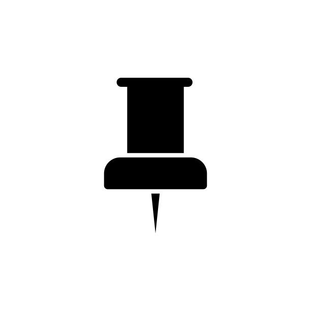 图钉图标，适用于网页、Logo、移动应用、UI/UX图片下载