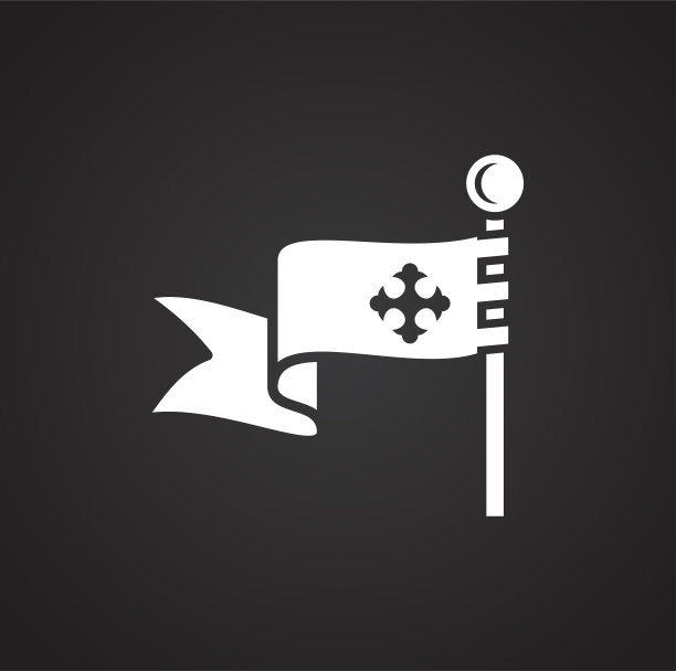 盾牌和纹章相关的图形和网页设计的背景图标。简单的向量符号。互联网概念符号，网站按钮或移动应用程序。图片下载