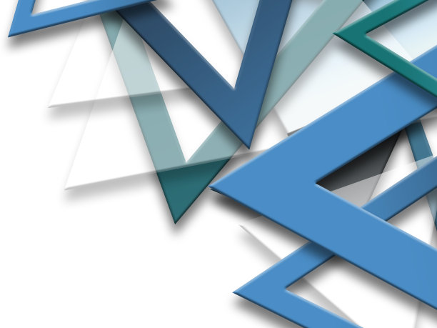 三角形重复几何抽象背景，多色光泽三角形形状，高科技海报封面设计或web演示模板与复制空间图片下载