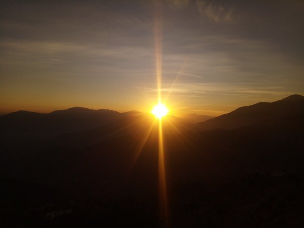 日落惊人的场景图片下载