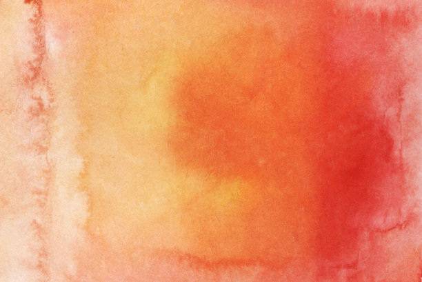 水彩红色和橙色明亮的抽象背景图片下载