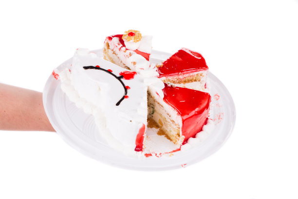 切成块的蛋糕。图片下载