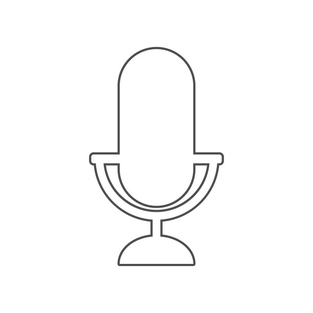 麦克风图标。一组电影元素图标。优质的平面设计。标志和符号收集图标为网站，网页设计，移动应用在白色背景图片下载