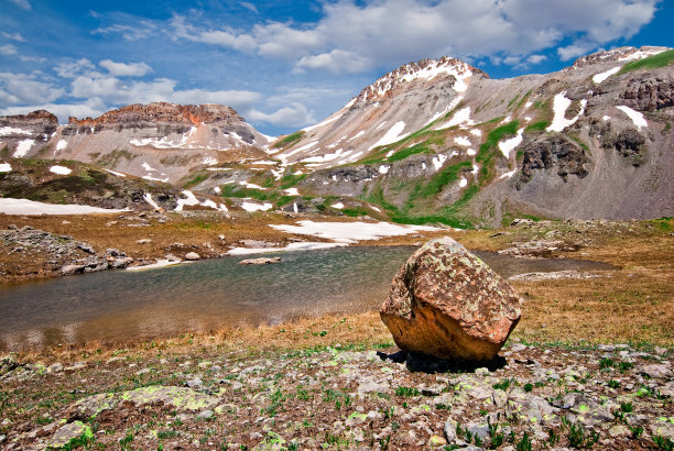 在上冰湖盆地的冰川不稳定图片下载