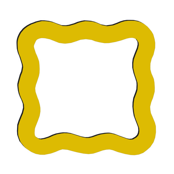 有趣的形状框架图片下载