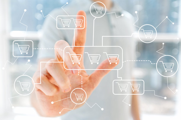 网上购物主题与年轻人图片下载