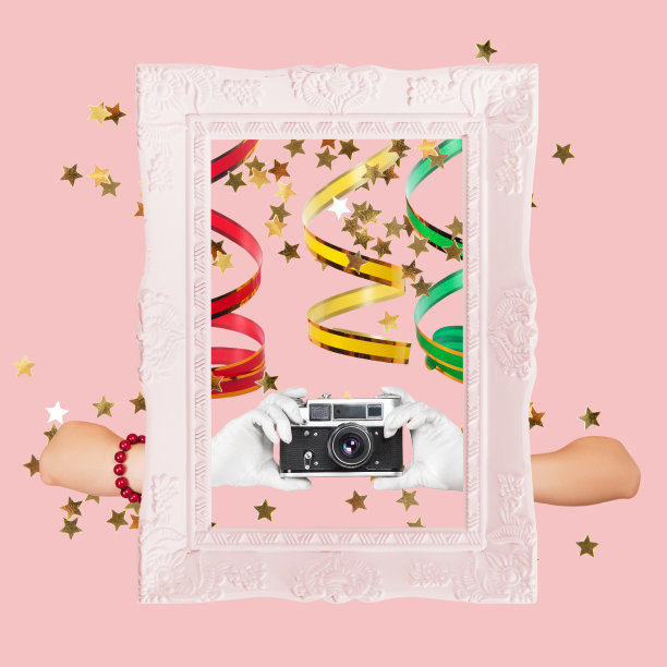 当代艺术海报拼贴图片下载