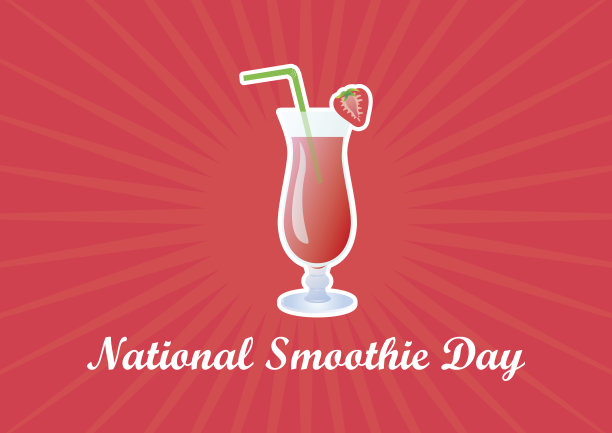 全国奶昔日矢量插图图片下载