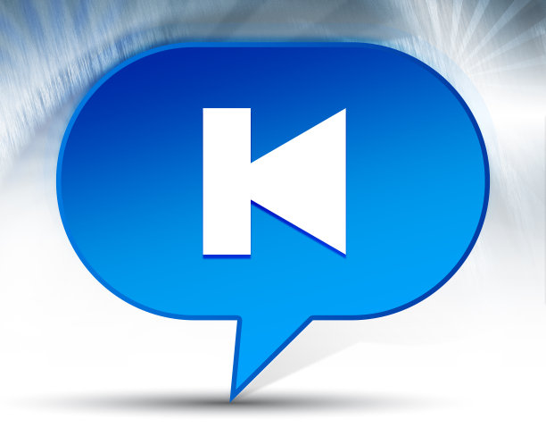 前轨道图标蓝色气泡背景图片下载