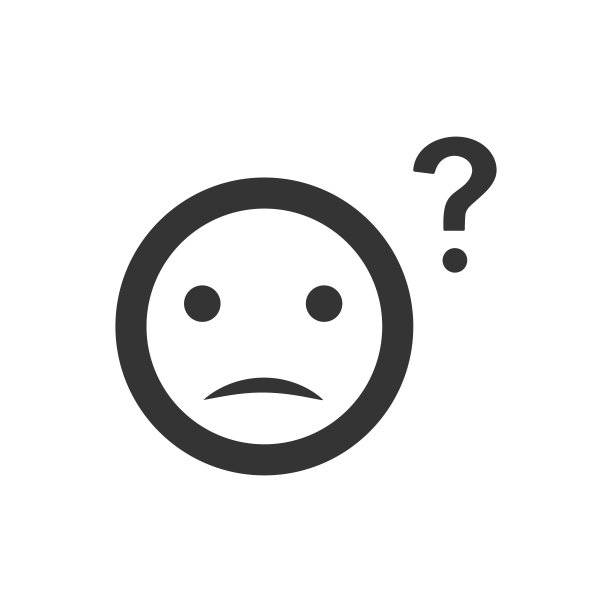 困惑表情符号图标图片下载