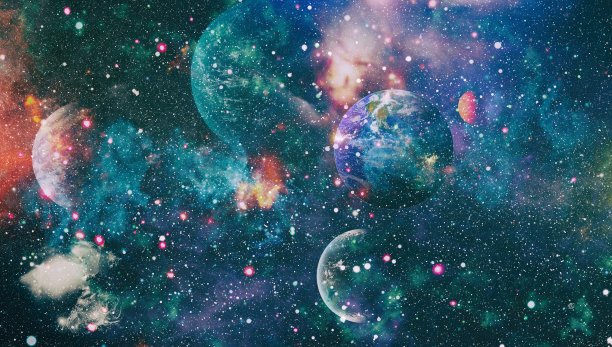 从太空轨道看地球，从轨道看地球。这张照片由美国宇航局提供图片下载