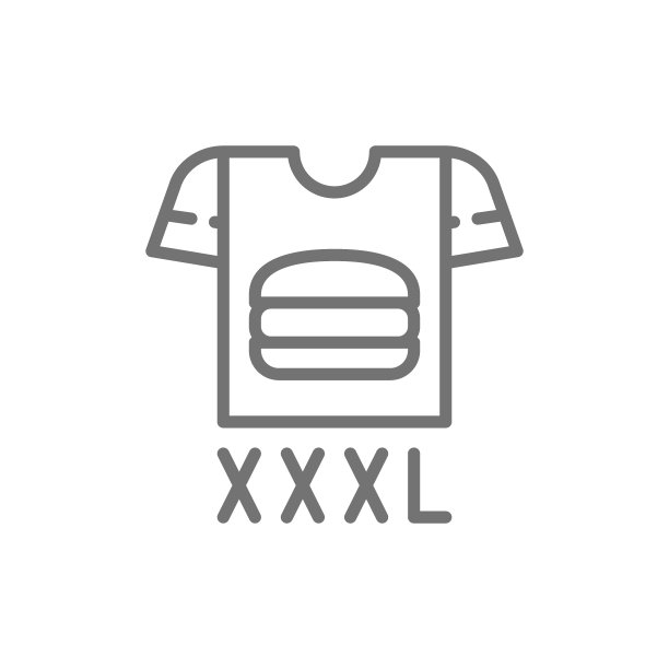 大码服装线条图标图片下载