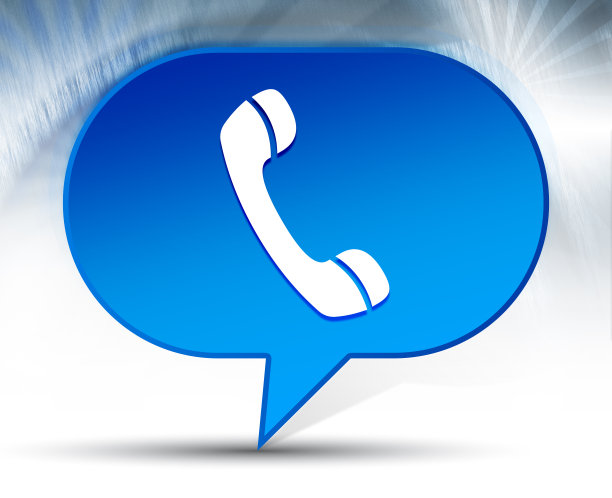 手机图标蓝色气泡背景图片下载