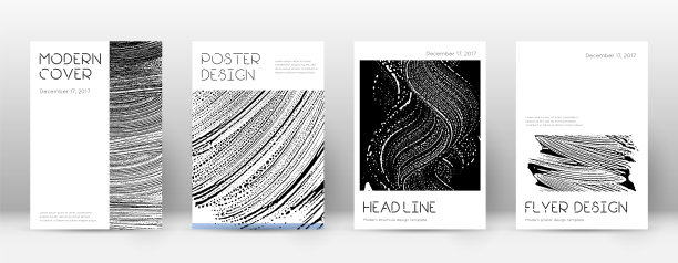 封面页设计模板。最小的小册子layou图片下载