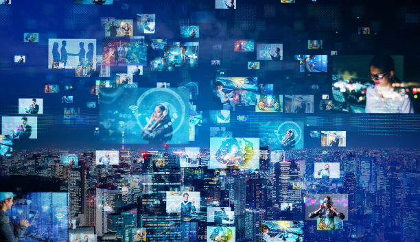 社交媒体的概念。素材图片