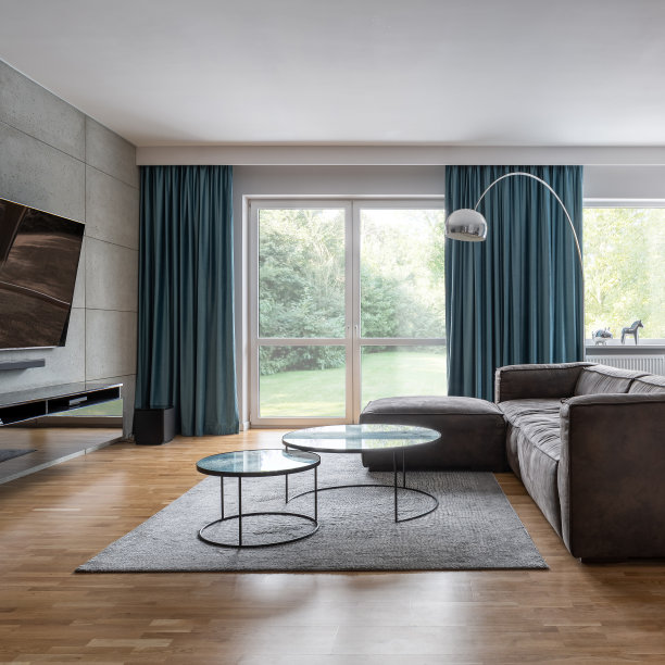 有大窗户的客厅图片下载