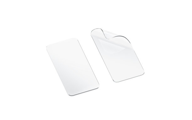 空白曲面透明保护膜和玻璃图片下载