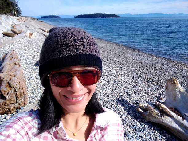 自拍沙滩女郎之旅图片下载