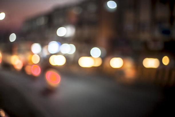 近距离的散景背景的圣诞灯或新年庆祝使用作为背景或纹理的设计和照片处理。图片下载