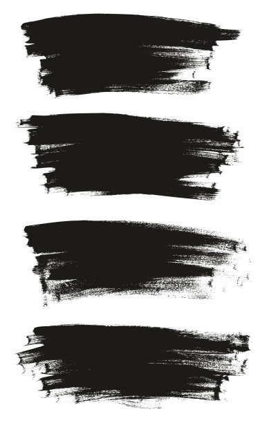 书法油漆薄笔刷背景高细节抽象矢量背景设置135图片下载