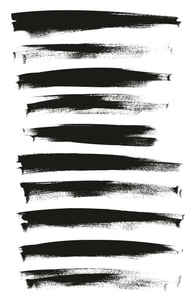 书法油漆薄笔刷背景高细节抽象矢量背景集159图片下载