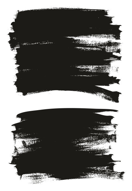 书法油漆薄笔刷背景高细节抽象矢量背景集14图片下载