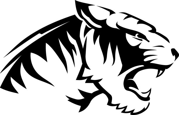 虎头凶猛侧视图图片下载