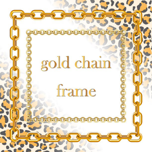 不同大小的金链图片下载